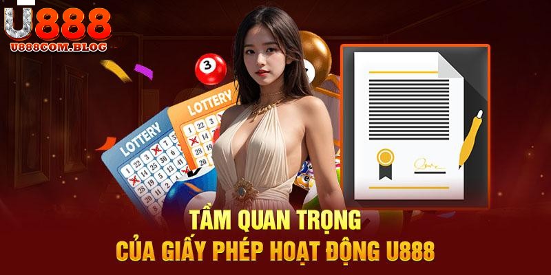 Giấy phép hoạt động vô cùng quan trọng